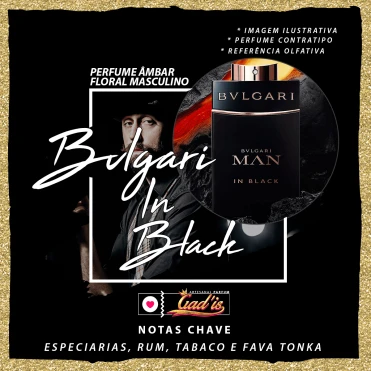 Perfume Similar Gadis 366 Inspirado em Bvlgari In Black Contratipo